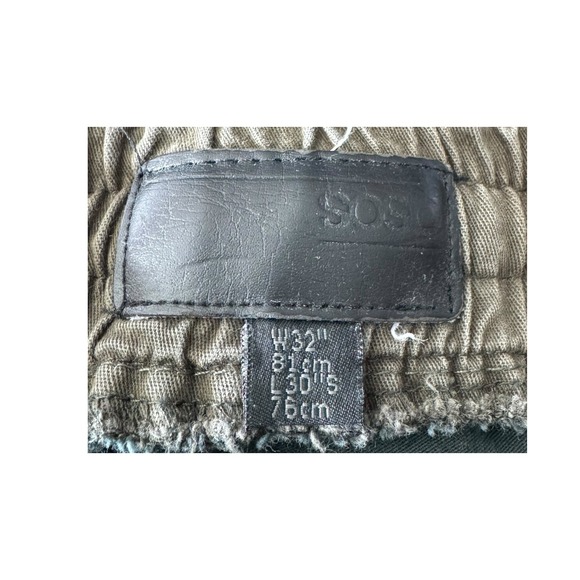 ASOS Design Men's W32 L30 Khaki Skinny Cargo Pants Buckle Detail Urban Style - Picture 3 of 7